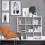 Mauro 3x3 Storage Unit in Matt White 4