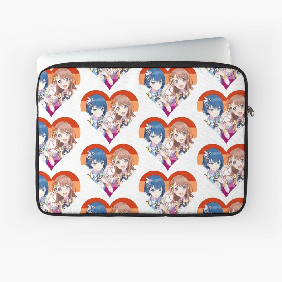Laptop Sleeve Minori / Haruka Lesbian Heart 10 12 13 15 17 Inch Case Notebook Tablet Carrying Bag Cover 7802738507720