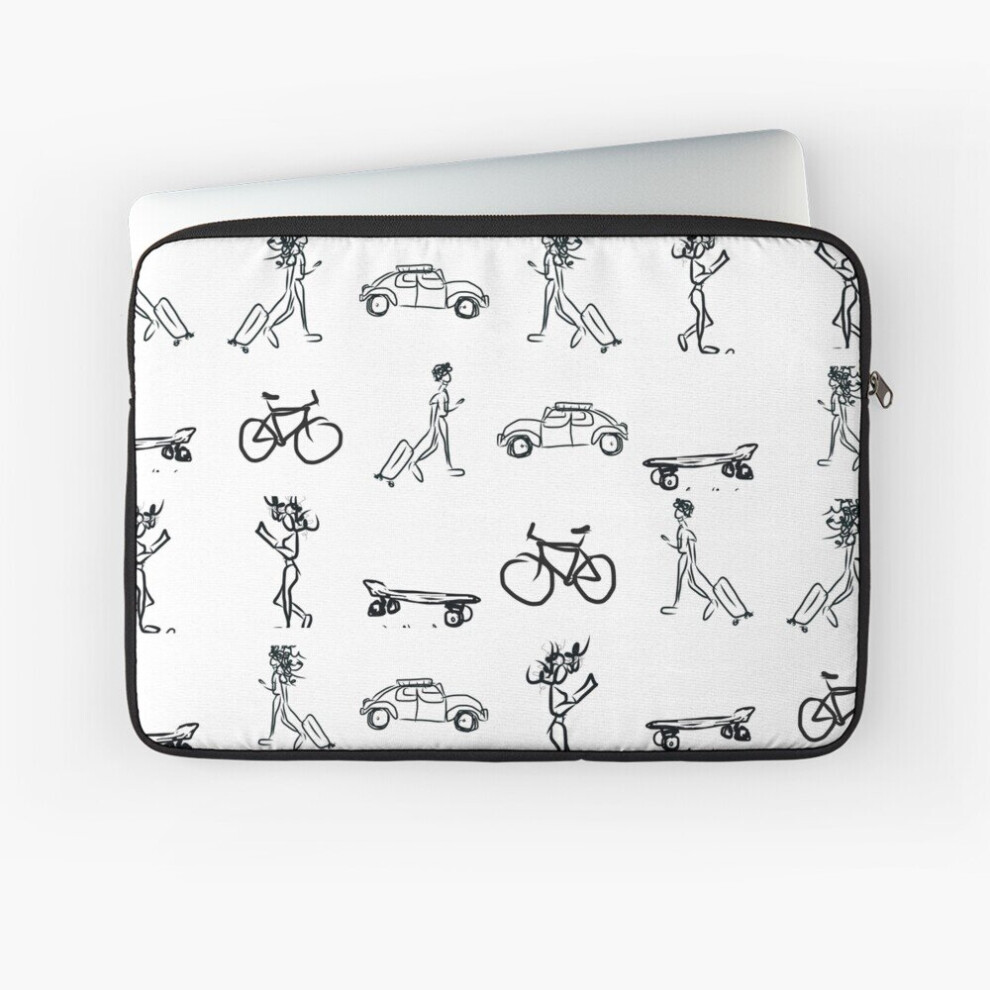 Laptop Sleeve On The Go, Wheresmsb 10 12 13 15 17 Inch Case Notebook Tablet Carrying Bag Cover 7802738493214