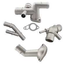 4pcs Aluminium 1.8t Engine Cooling Coolant Hose Connector Supercharger Pipe For Golf Mk4 Bettle A3 - Refurbished