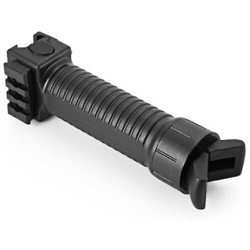 Foldable Retractable Vertical Bipod Foregrip Black 1