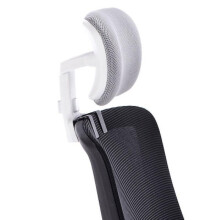 Office Chair Headrest Attachment Universal Head Support Cushion Upholstered Adjustable Height Angle