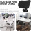 Office Chair Headrest Attachment Universal Head Support Cushion Upholstered Adjustable Height Angle 4