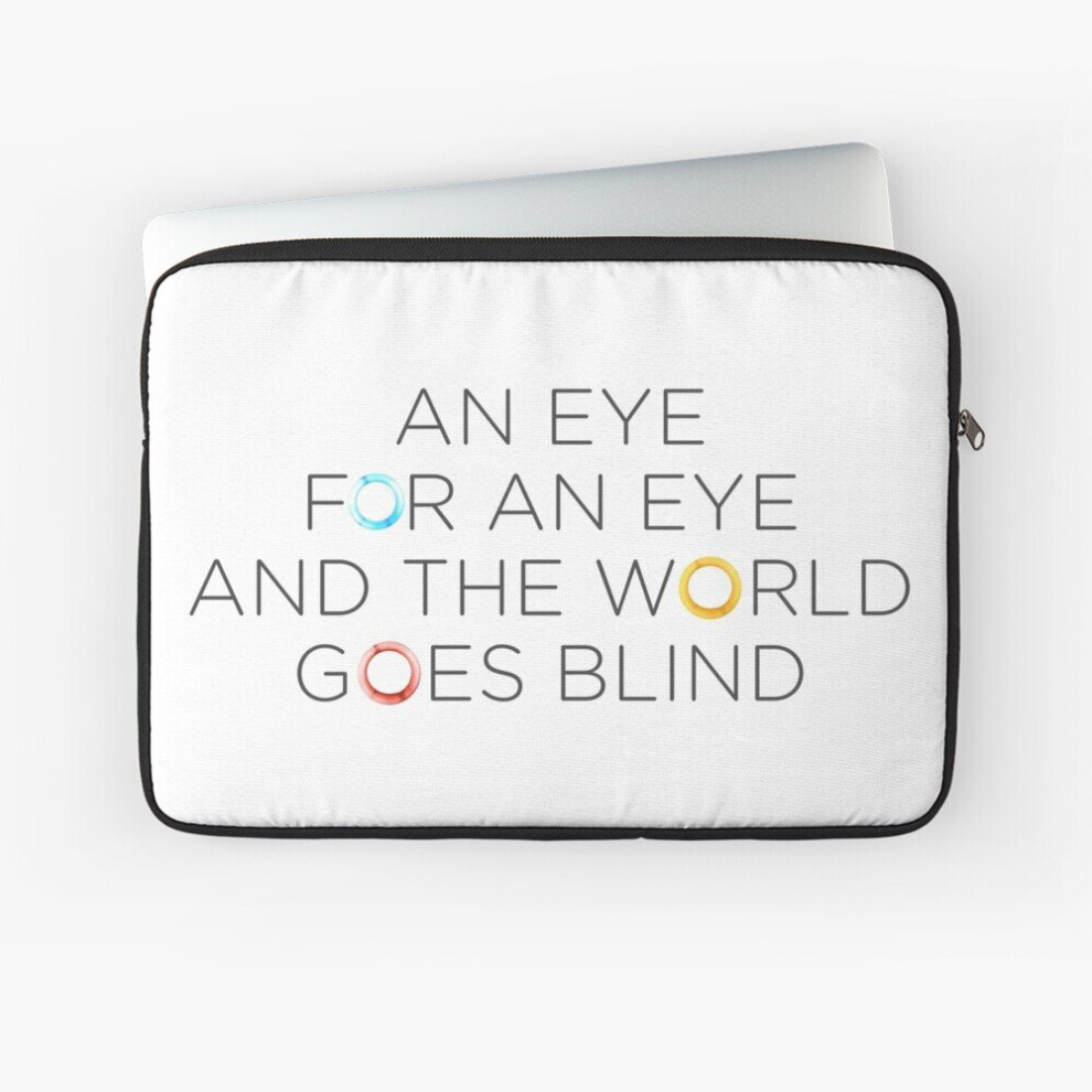 Laptop Sleeve An Eye For An Eye 10 12 13 15 17 Inch Case Notebook Tablet Carrying Bag Cover 7802738503869
