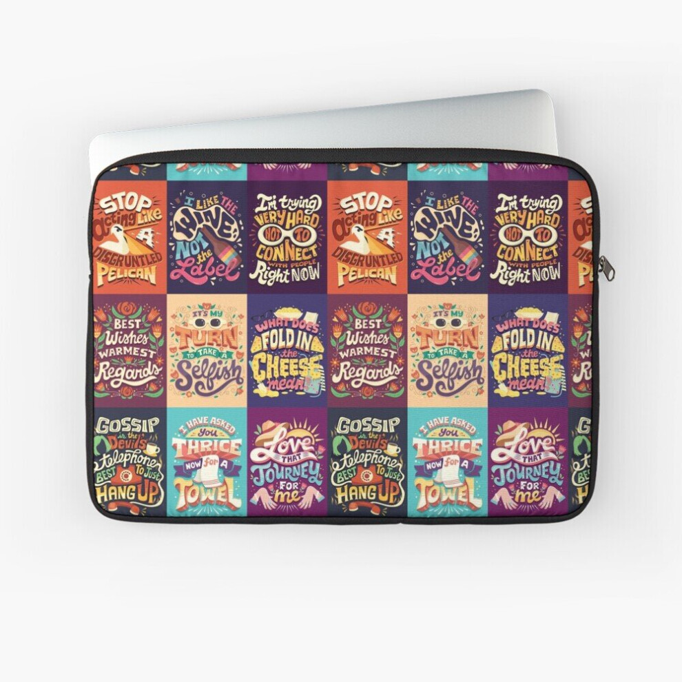Laptop Sleeve Sc Collage 10 12 13 15 17 Inch Case Notebook Tablet Carrying Bag Cover 7802738426274