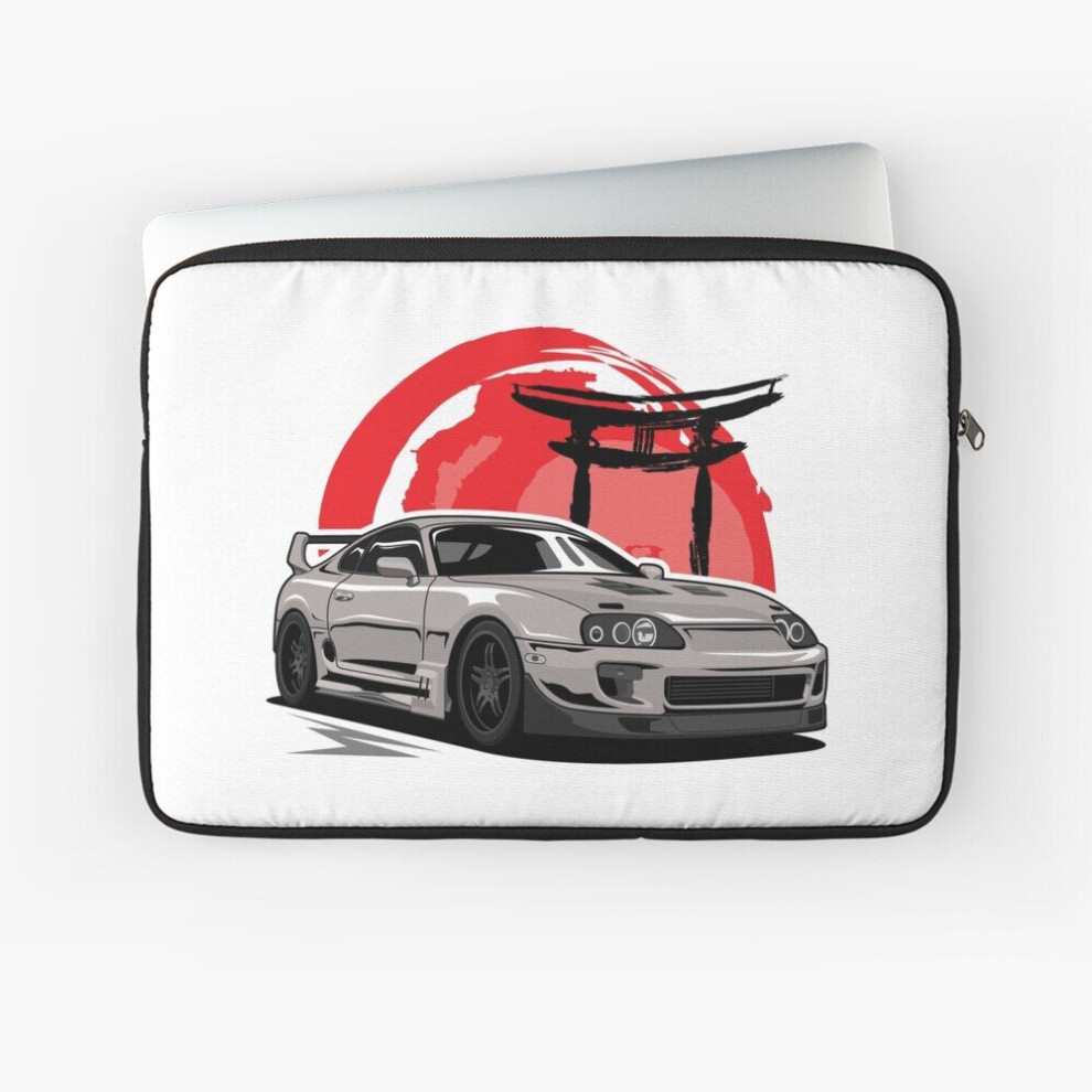 Laptop Sleeve Toyota Supra A80 Apparel, Mkiv, Japanese Racecar, Jdm Tshirt, 2Jz, Car Fans 10 12 13 15 17 Inch Case Notebook Tablet Carrying Bag Cover 7802738478082