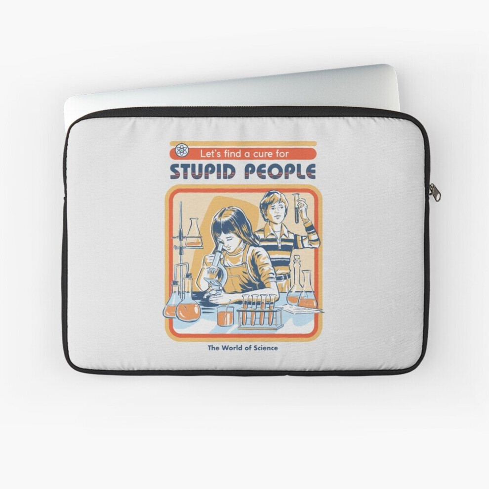 Laptop Sleeve A Cure For Stupid People 10 12 13 15 17 Inch Case Notebook Tablet Carrying Bag Cover 7802738479089