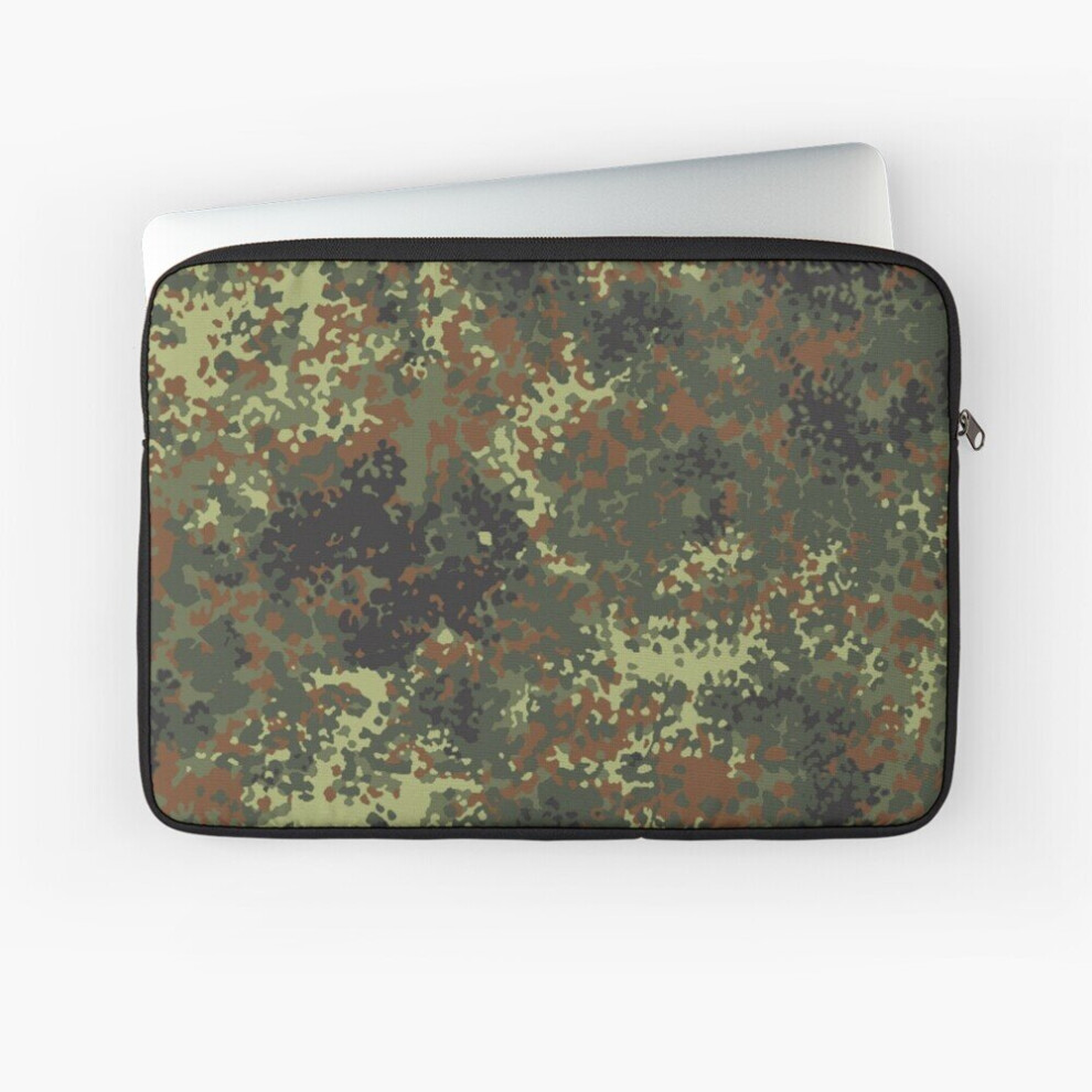 Laptop Sleeve Flecktarn Camo 10 12 13 15 17 Inch Case Notebook Tablet Carrying Bag Cover