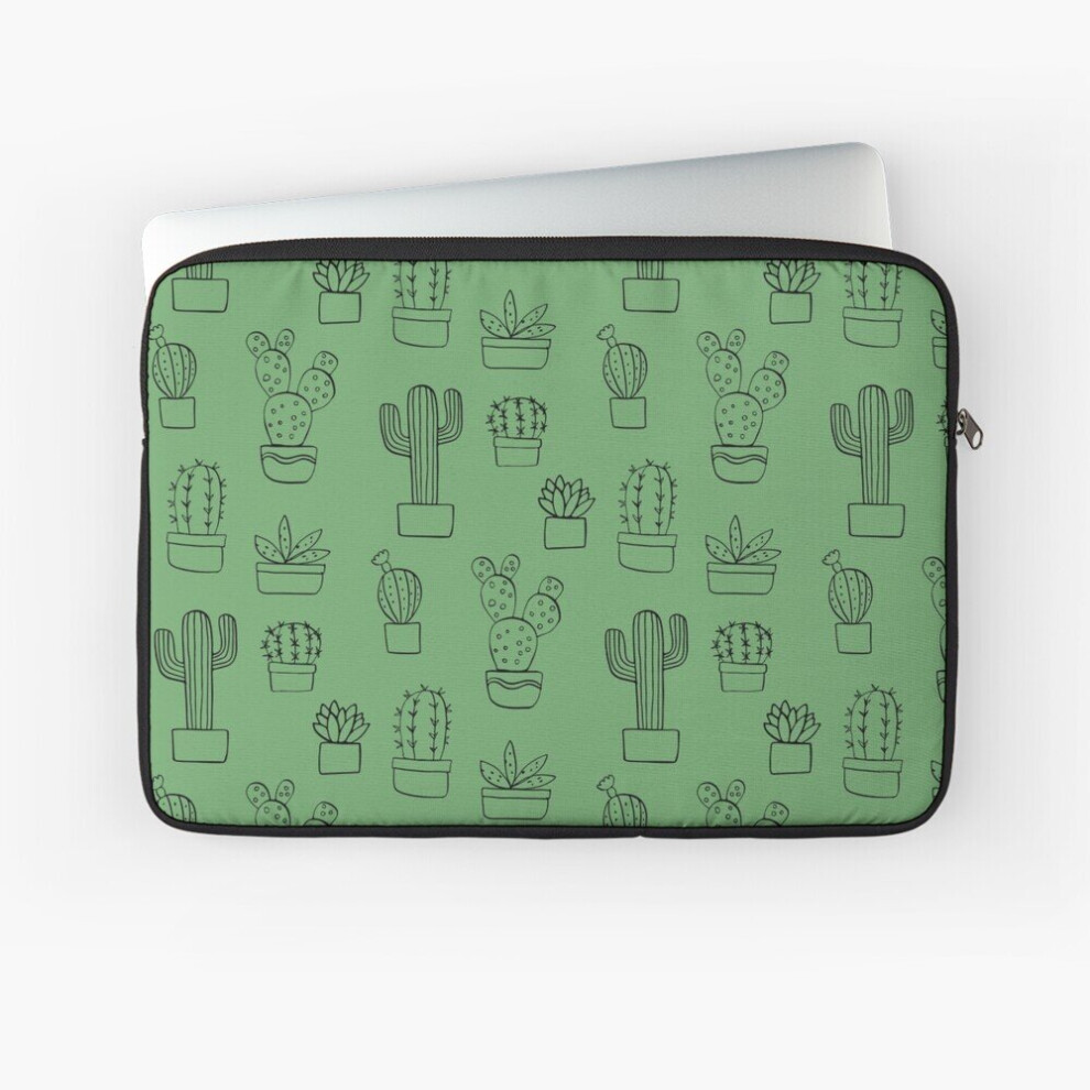 Laptop Sleeve Cactus Design 10 12 13 15 17 Inch Case Notebook Tablet Carrying Bag Cover Green 7802738491968