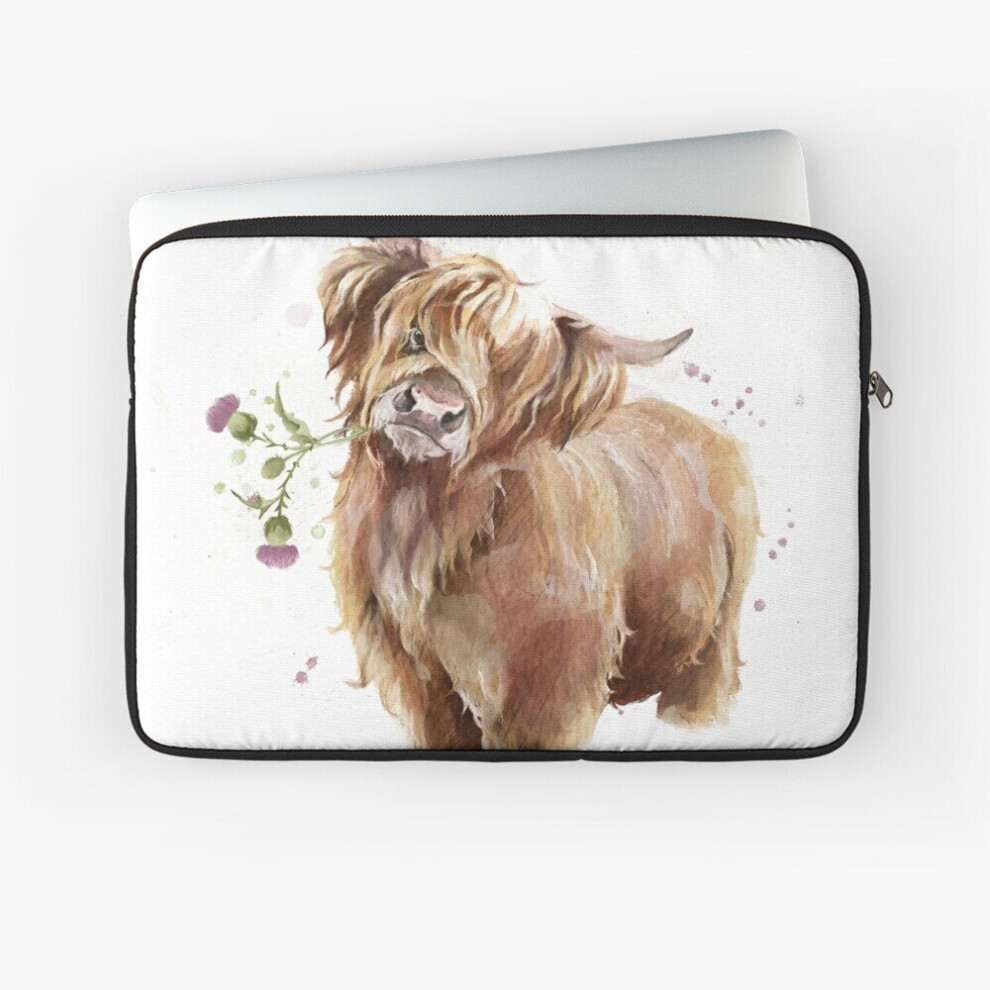 Laptop Sleeve Highland Cow 10 12 13 15 17 Inch Case Notebook Tablet Carrying Bag Cover 7802738446548