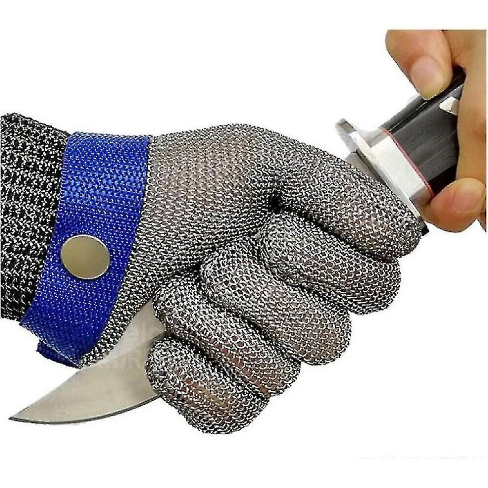 Cut Resistant Glove Level 9 Cutting Stainless Steel Wire Mesh Glove S