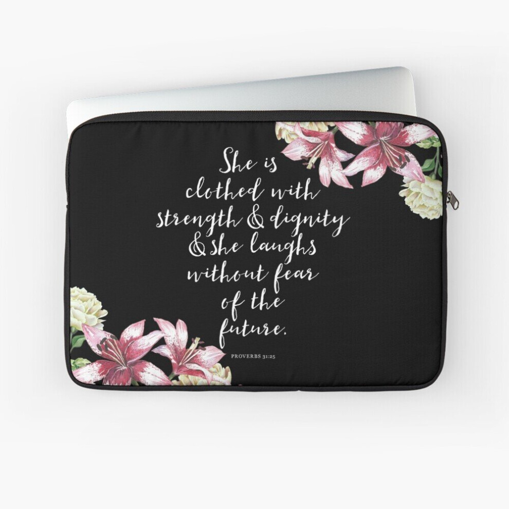 Laptop Sleeve Christian Proverbs 10 12 13 15 17 Inch Case Notebook Tablet Carrying Bag Cover 7802738434330
