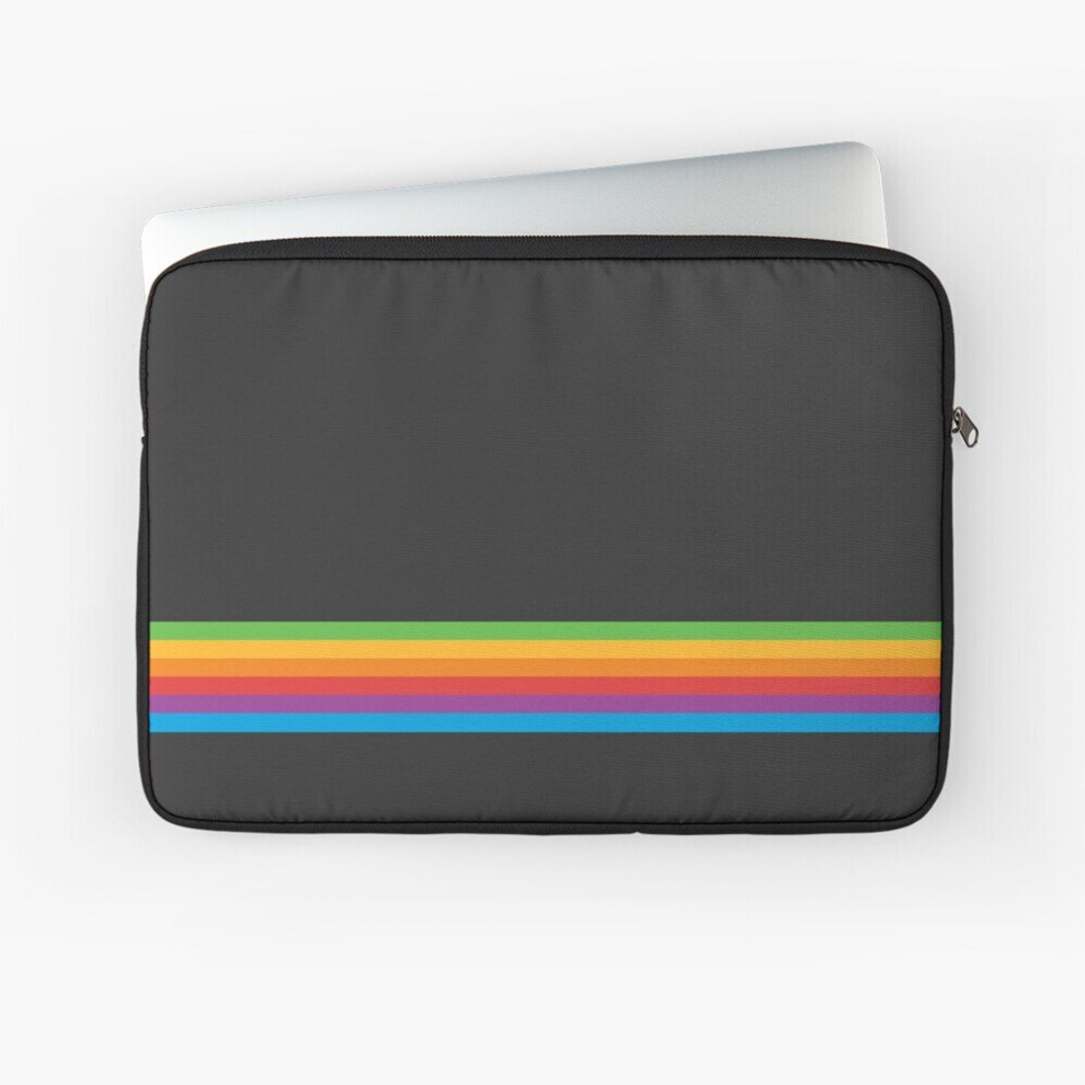 Laptop Sleeve Retro Apple Rainbow 10 12 13 15 17 Inch Case Notebook Tablet Carrying Bag Cover Dark 7802738421156