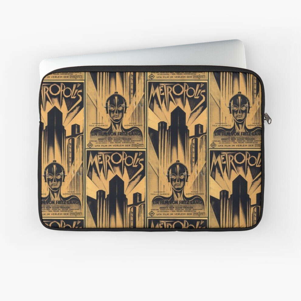 Laptop Sleeve Metropolis - Fritz Lang, Movie 10 12 13 15 17 Inch Case Notebook Tablet Carrying Bag Cover 7802738438703