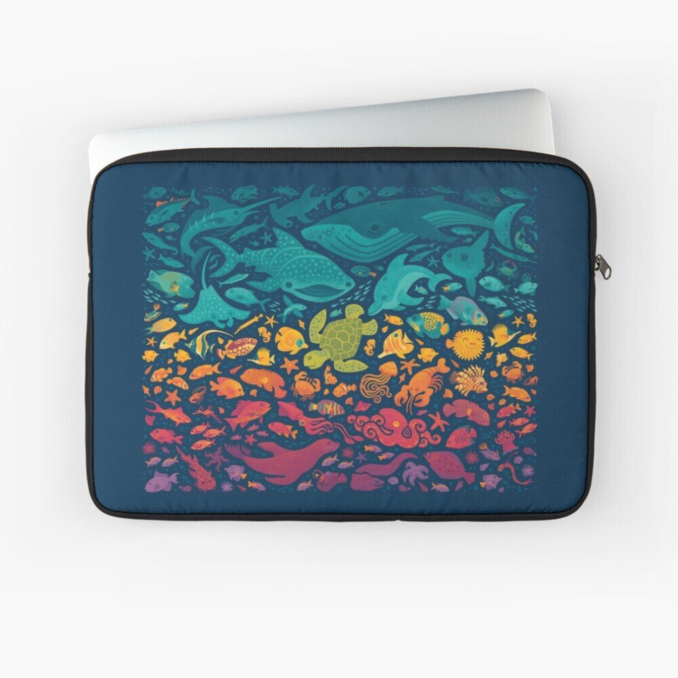 Laptop Sleeve Aquatic Spectrum 2 10 12 13 15 17 Inch Case Notebook Tablet Carrying Bag Cover 7802738413946