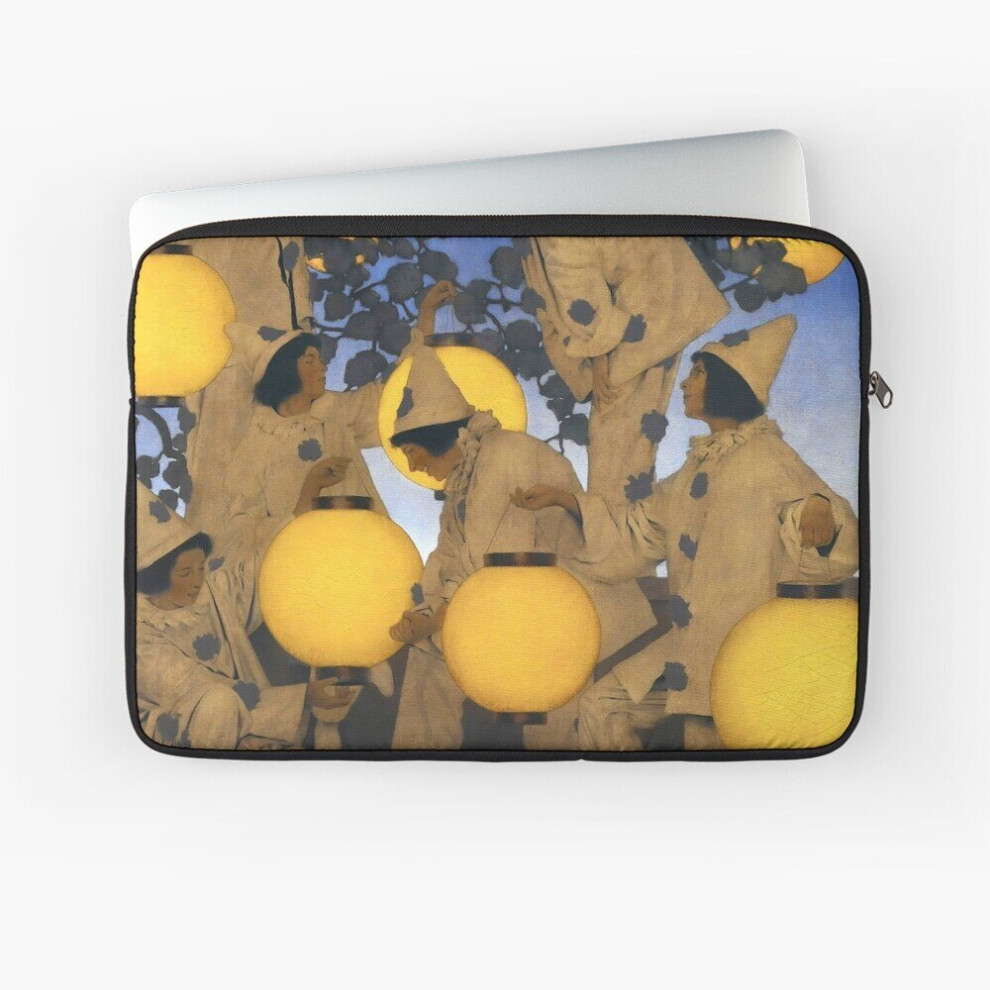 Laptop Sleeve Maxfield Parrish - The Lantern Bearers 10 12 13 15 17 Inch Case Notebook Tablet Carrying Bag Cover 7802738458480