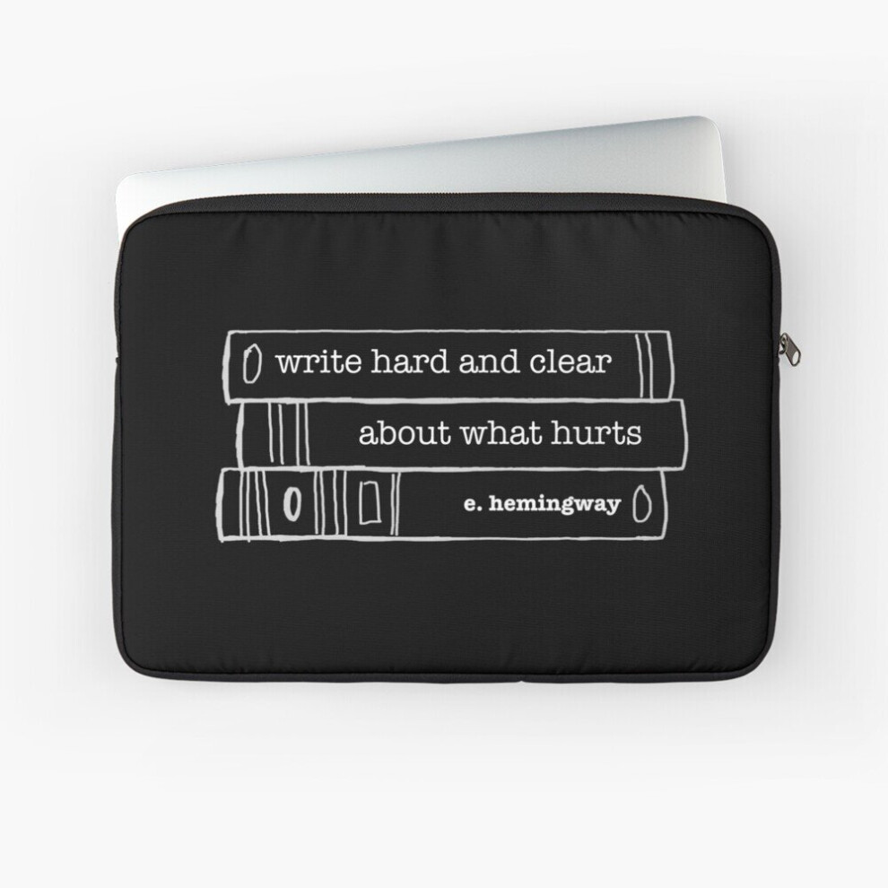 Laptop Sleeve Write Hard And Clear - Alternate 10 12 13 15 17 Inch Case Notebook Tablet Carrying Bag Cover 7802738444988