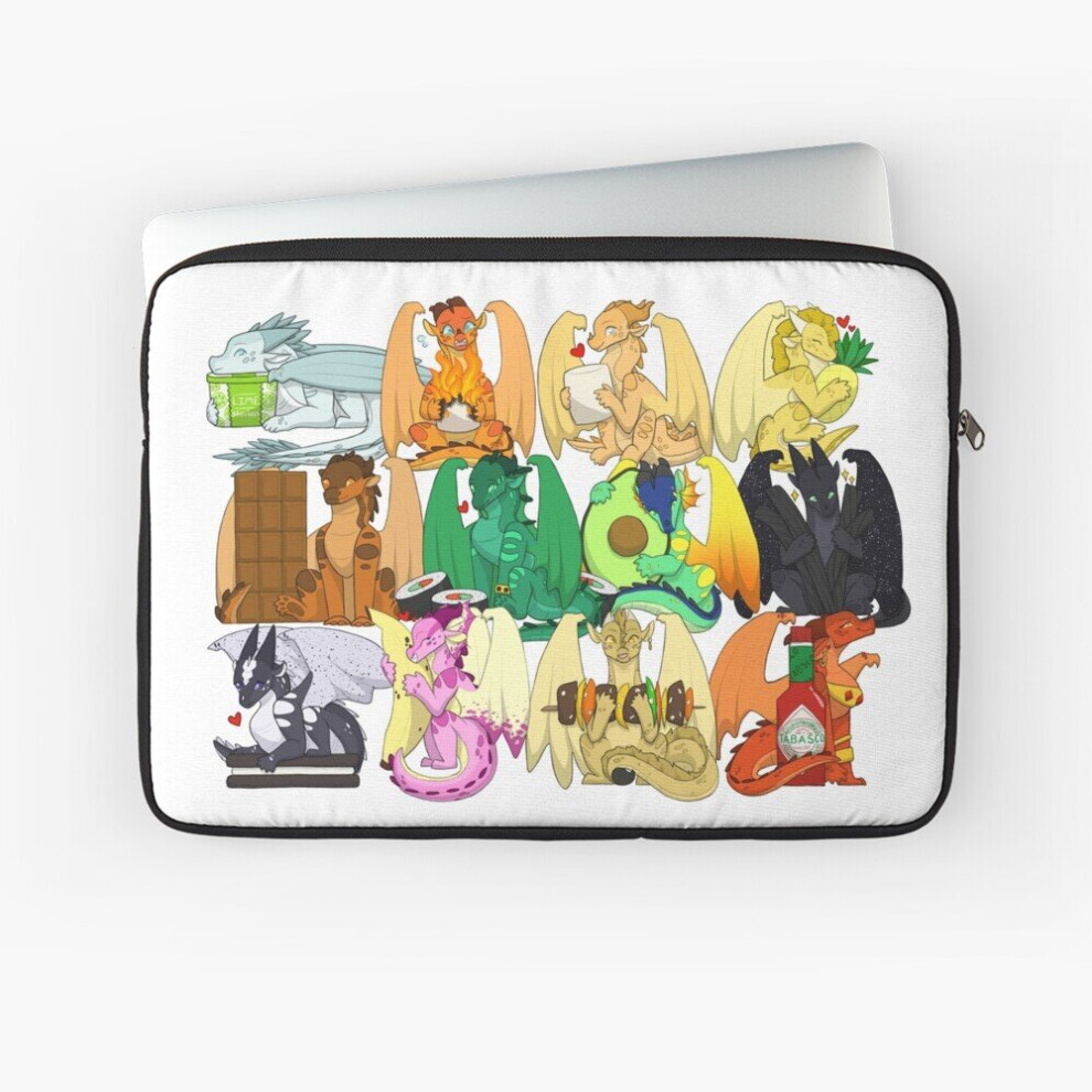 Laptop Sleeve Wings Of Fire Chibis With Fooood 10 12 13 15 17 Inch Case Notebook Tablet Carrying Bag Cover 7802738450682