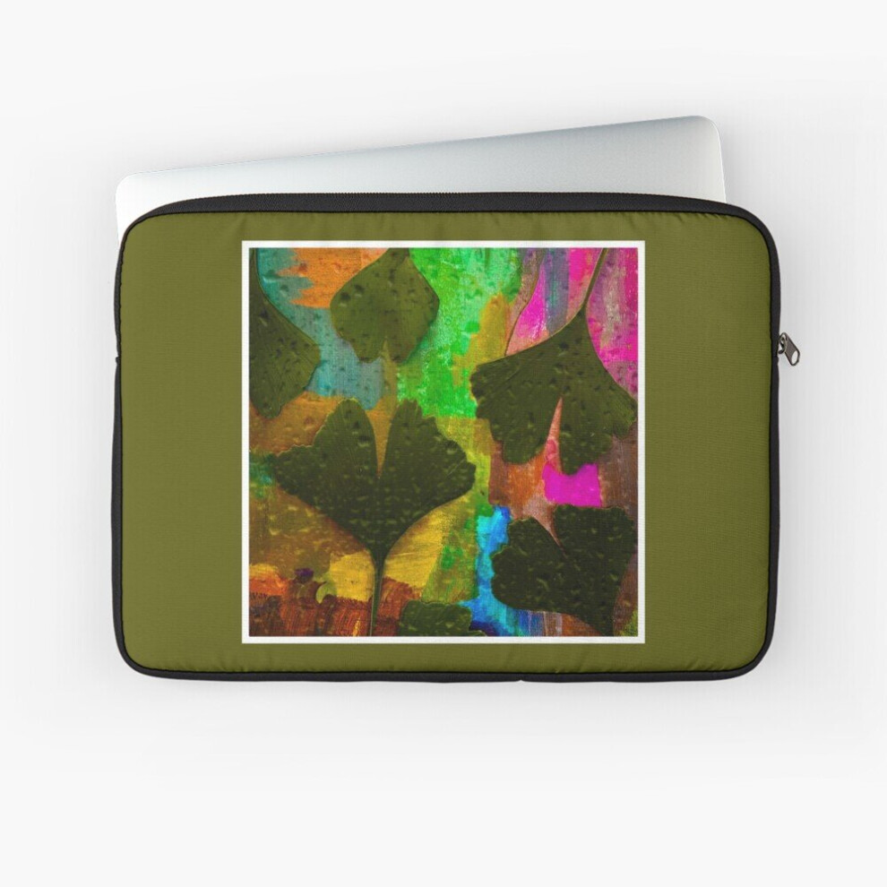 Laptop Sleeve Enchanted Botanicals Bright Gingko 10 12 13 15 17 Inch Case Notebook Tablet Carrying Bag Cover 7802738483109