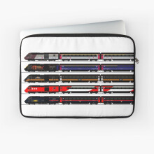 Laptop Sleeve HST TRAIN COLLECTION 10 12 13 15 17 Inch Case Notebook Tablet Carrying Bag Cover