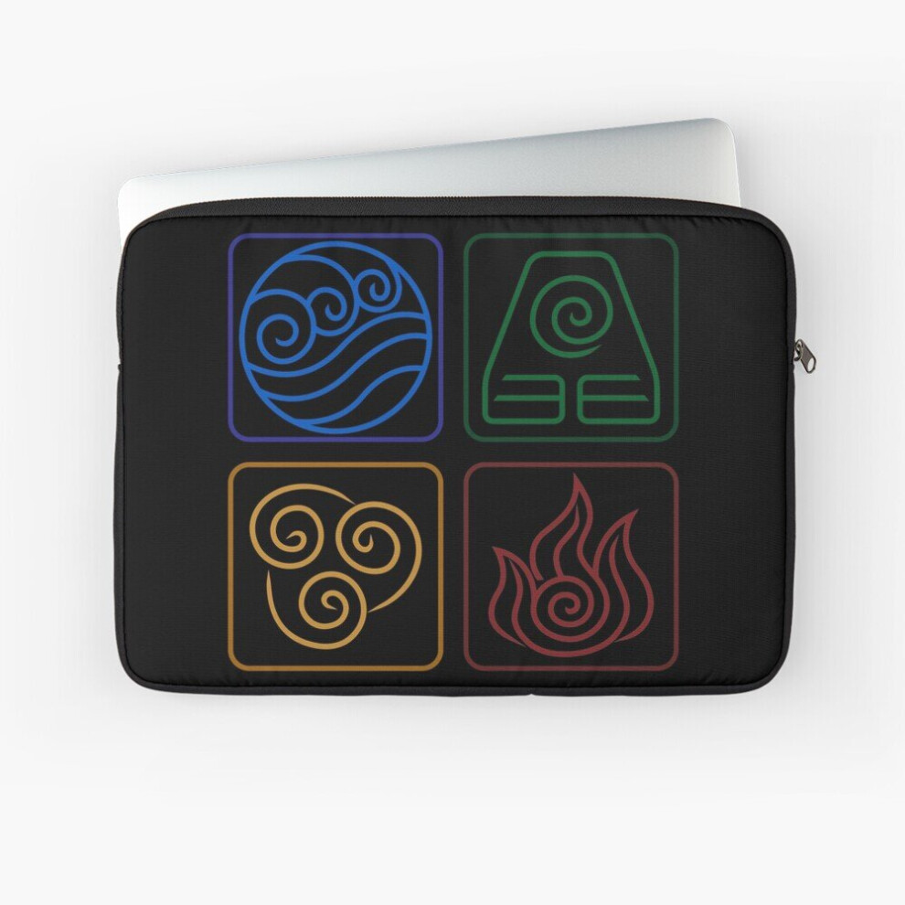 Laptop Sleeve The Four Elements - Avatar The Last Airbender 10 12 13 15 17 Inch Case Notebook Tablet Carrying Bag Cover 7802738430691