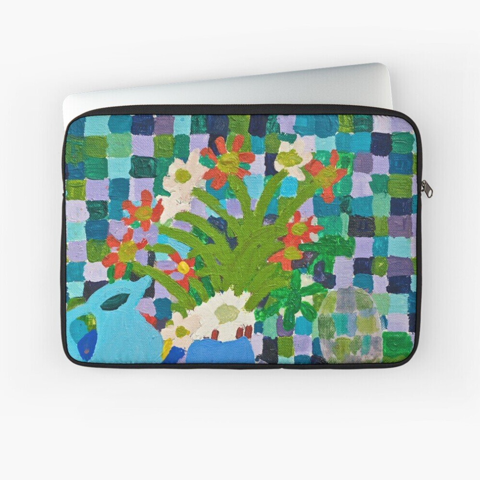 Laptop Sleeve Still Life Zion Art Zion Levy Stewart 10 12 13 15 17 Inch Case Notebook Tablet Carrying Bag Cover Blue 7802738511925
