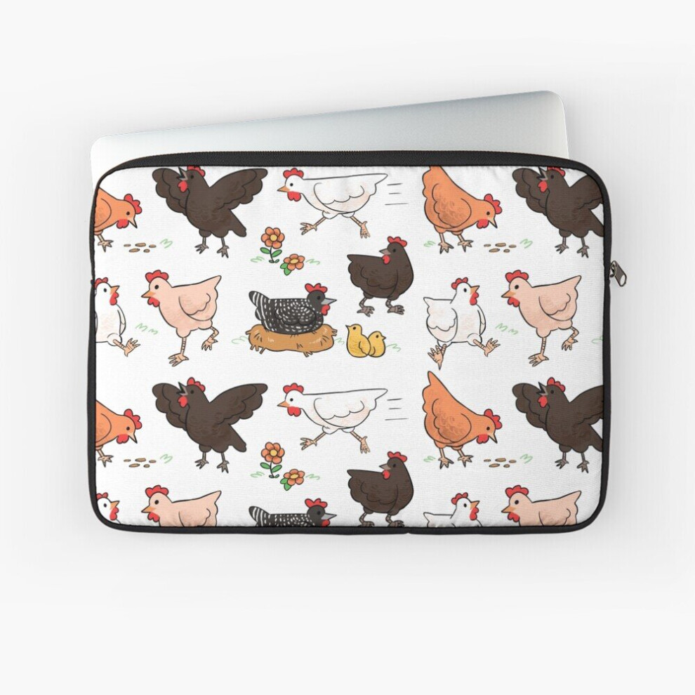 Laptop Sleeve Chickens 10 12 13 15 17 Inch Case Notebook Tablet Carrying Bag Cover 7802738428612