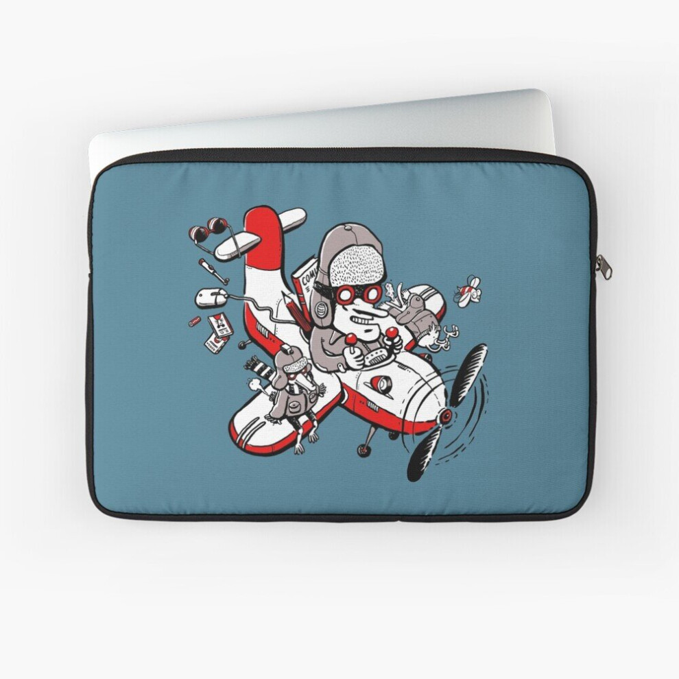 Laptop Sleeve Comic Book Airplane 10 12 13 15 17 Inch Case Notebook Tablet Carrying Bag Cover 7802738453331