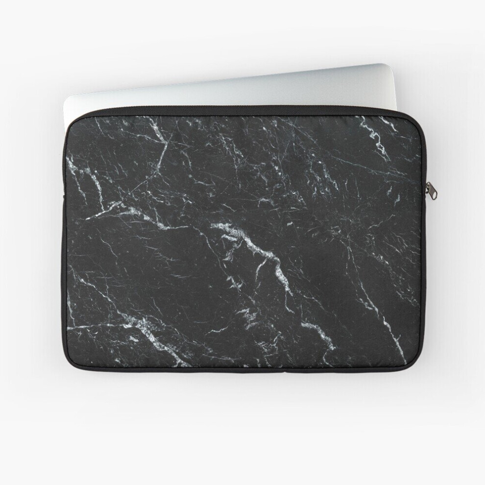 Laptop Sleeve Marble Pattern 10 12 13 15 17 Inch Case Notebook Tablet Carrying Bag Cover Black 7802738497458