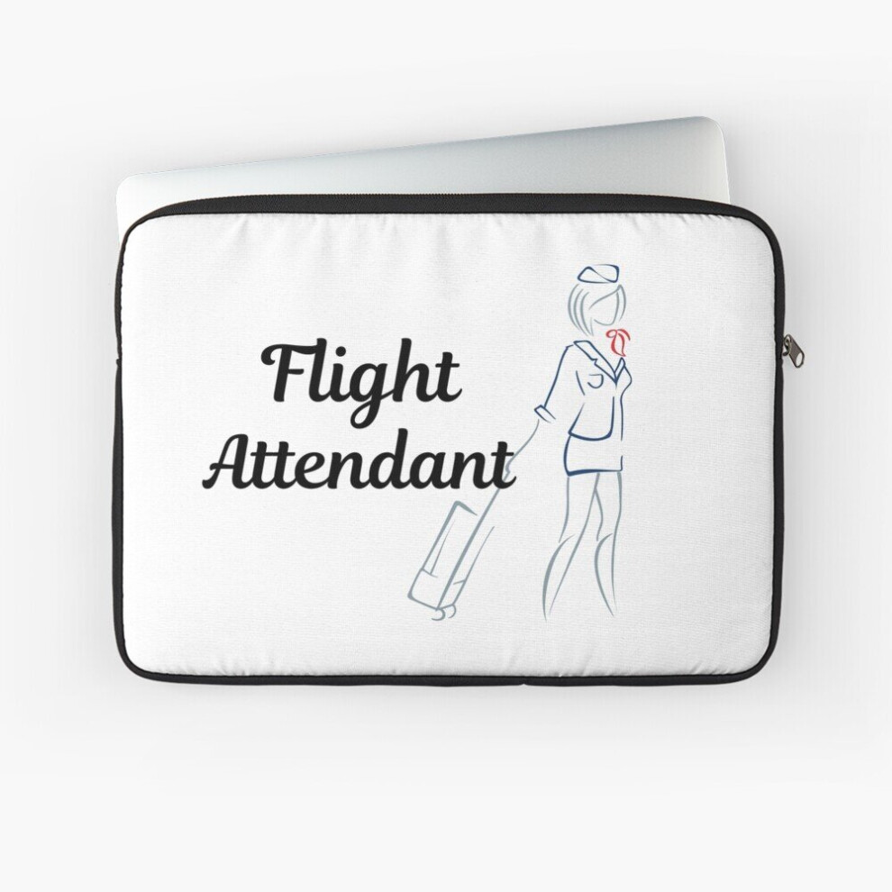 Laptop Sleeve Flight Attendant 10 12 13 15 17 Inch Case Notebook Tablet Carrying Bag Cover 7802738483123