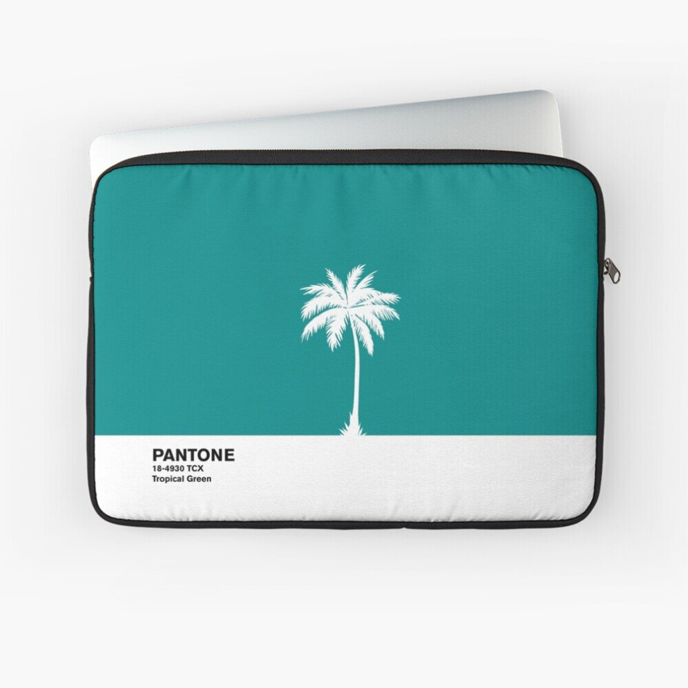 Laptop Sleeve Tropical Pantone 10 12 13 15 17 Inch Case Notebook Tablet Carrying Bag Cover Green 7802738425284