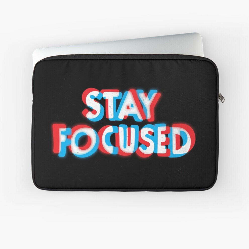 Laptop Sleeve Stay Focused 10 12 13 15 17 Inch Case Notebook Tablet Carrying Bag Cover 7802738414745