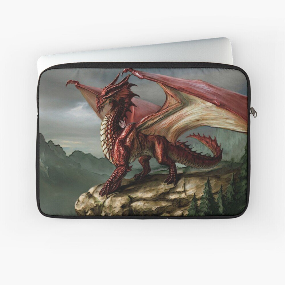 Laptop Sleeve Dragon 10 12 13 15 17 Inch Case Notebook Tablet Carrying Bag Cover Red 7802738422085