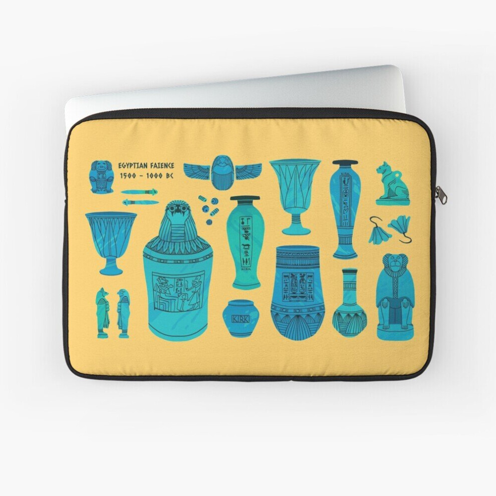 Laptop Sleeve Egyptian Faience 10 12 13 15 17 Inch Case Notebook Tablet Carrying Bag Cover 7802738464924