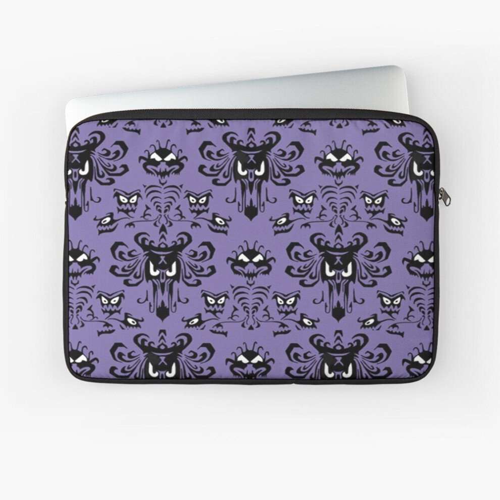 Laptop Sleeve Haunted Mansion 10 12 13 15 17 Inch Case Notebook Tablet Carrying Bag Cover Purple 7802738479232