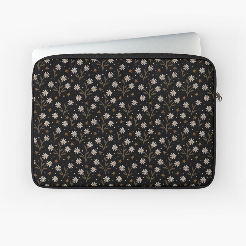 Laptop Sleeve Tiny Flowers 10 12 13 15 17 Inch Case Notebook Tablet Carrying Bag Cover White 7802738428834