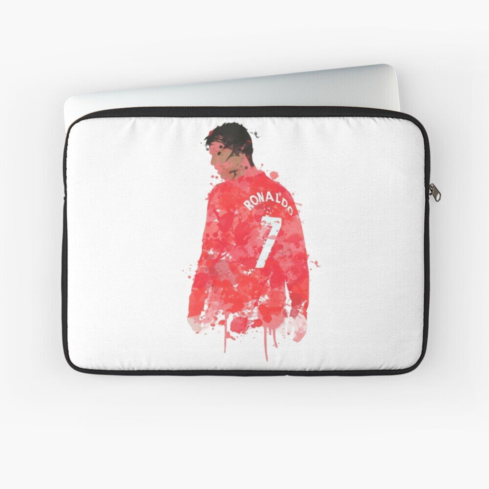Laptop Sleeve Cristiano Ronaldo - Manchester United Legend Art 10 12 13 15 17 Inch Case Notebook Tablet Carrying Bag Cover 7802738433548