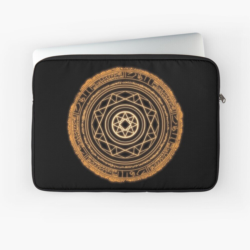 Laptop Sleeve Strange Circle 10 12 13 15 17 Inch Case Notebook Tablet Carrying Bag Cover 7802738430493