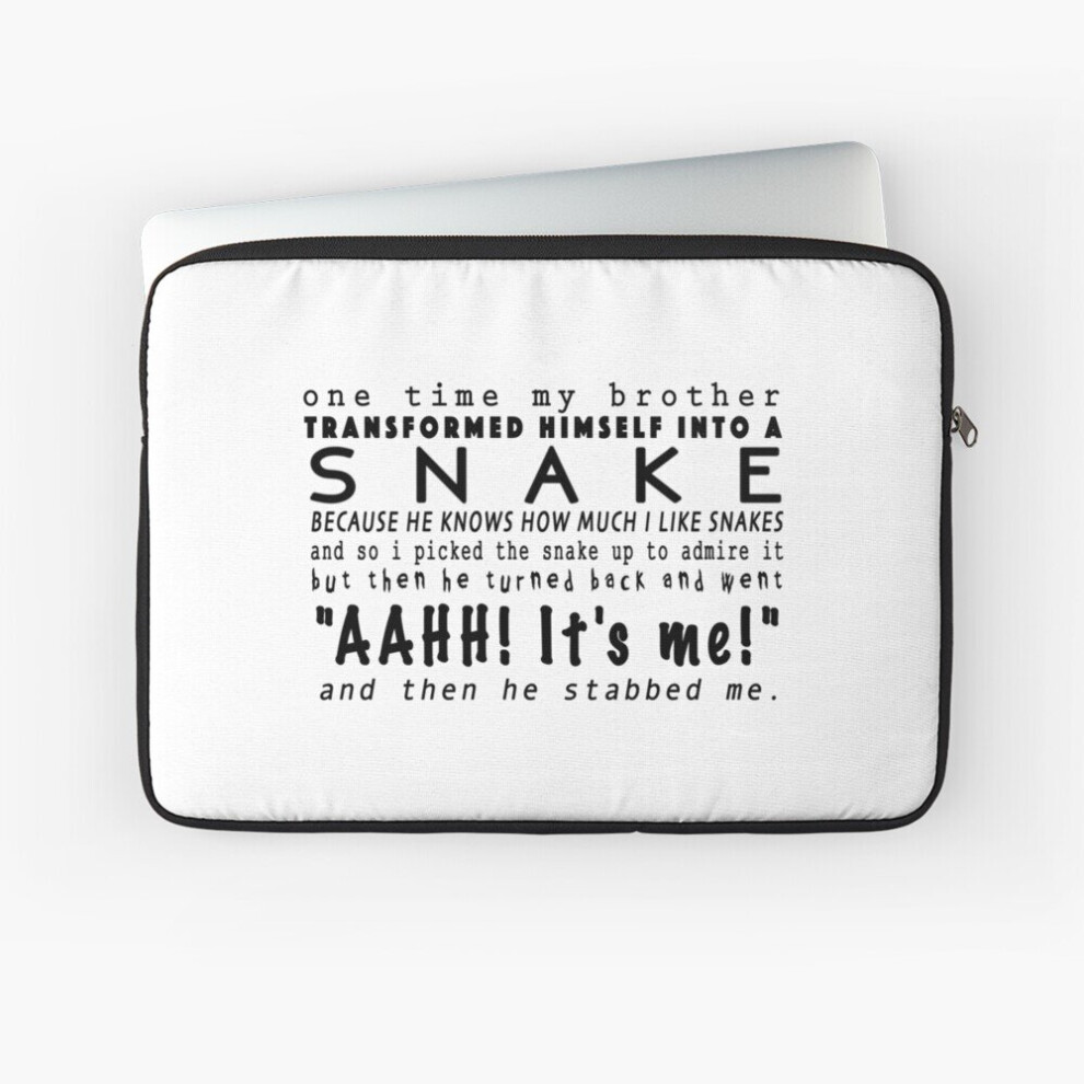 Laptop Sleeve And Then He Stabbed Me 10 12 13 15 17 Inch Case Notebook Tablet Carrying Bag Cover 7802738436822