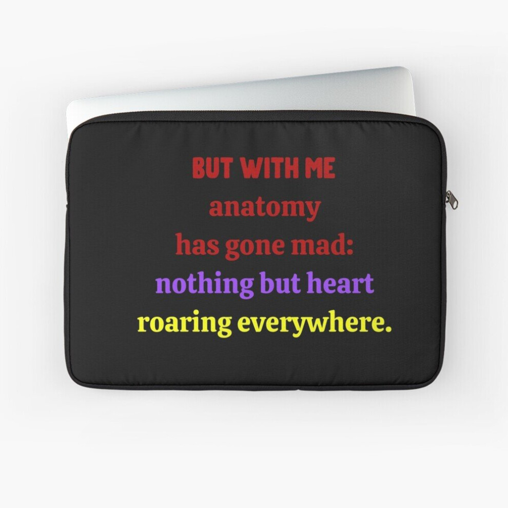 Laptop Sleeve Heart Roaring Everywhere 10 12 13 15 17 Inch Case Notebook Tablet Carrying Bag Cover 7802738504347