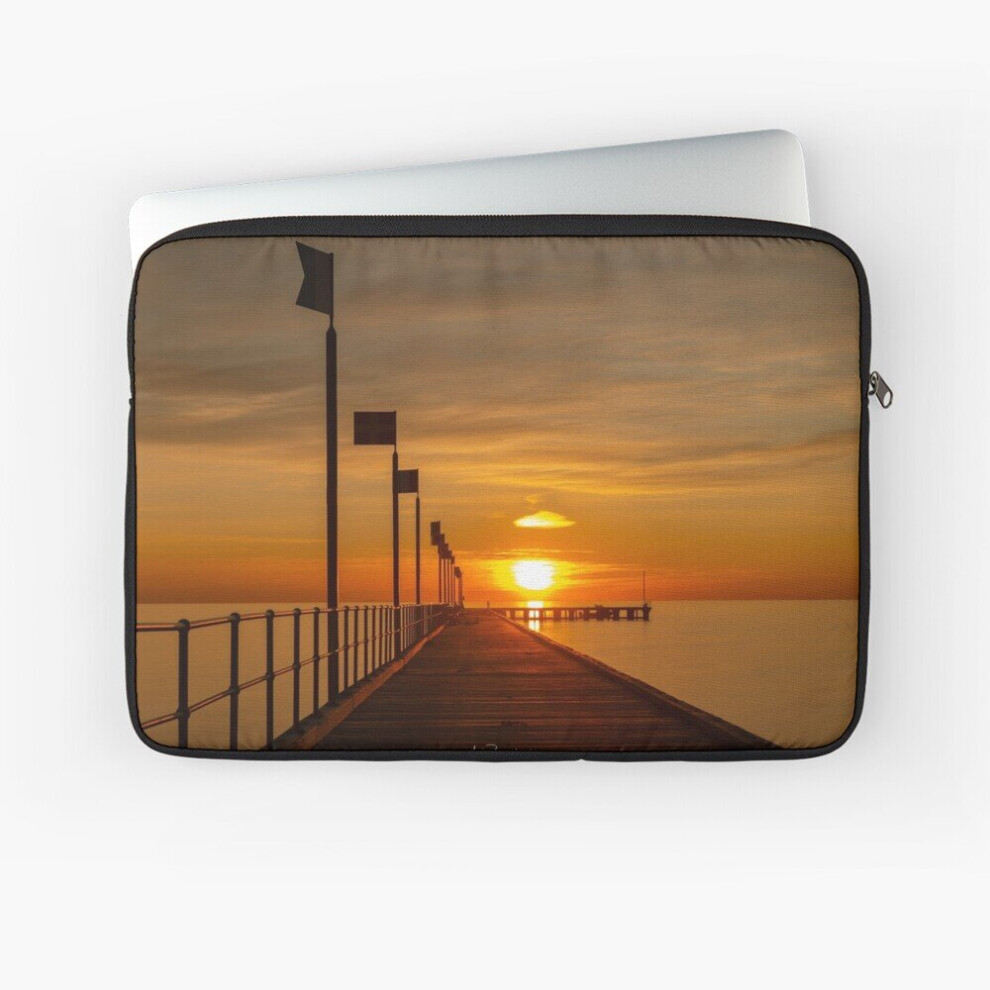 Laptop Sleeve Frankston Pier Sunset 2 10 12 13 15 17 Inch Case Notebook Tablet Carrying Bag Cover 7802738458060