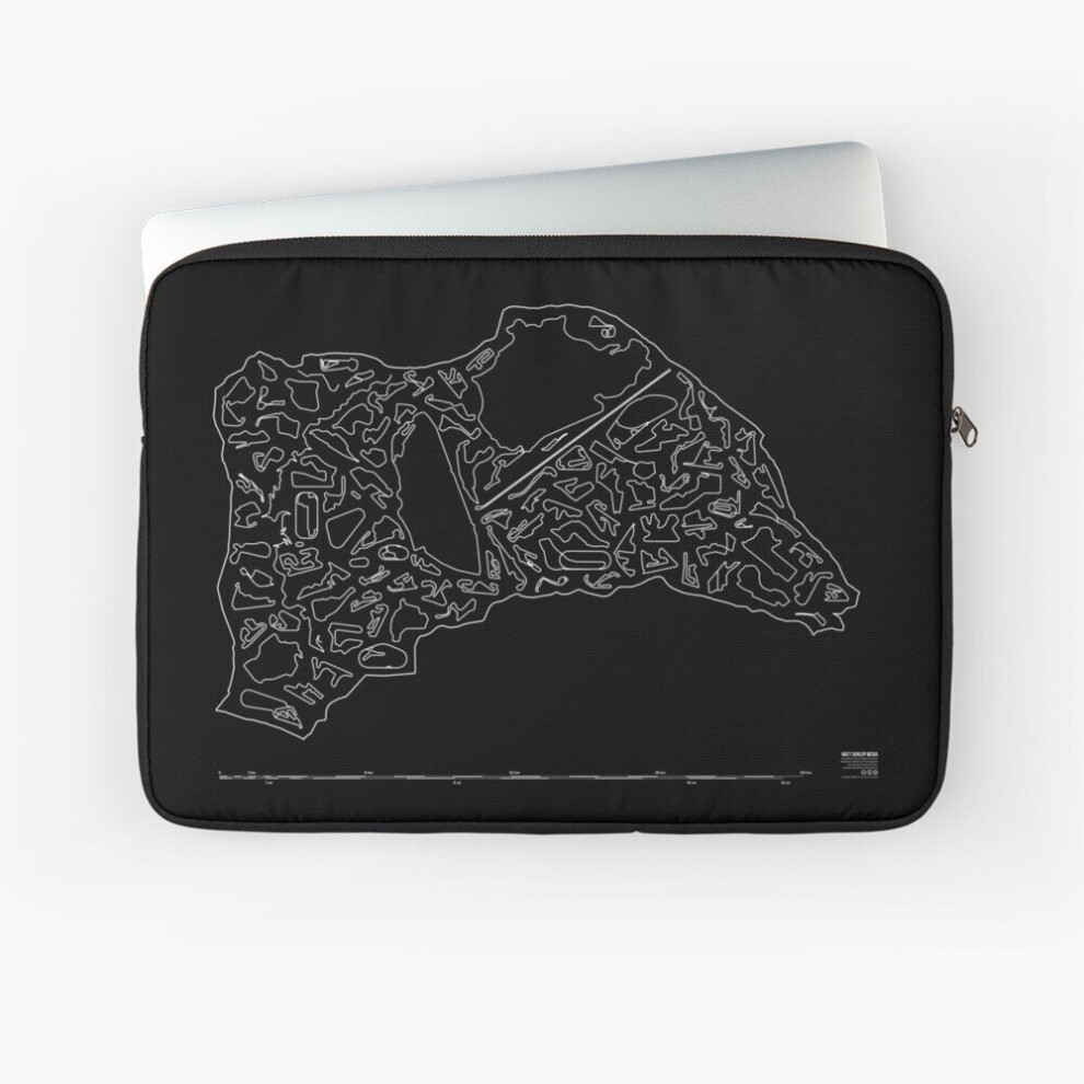 Laptop Sleeve Race Tracks To Scale - Plain Layouts (Inverted) 10 12 13 15 17 Inch Case Notebook Tablet Carrying Bag Cover 7802738464856