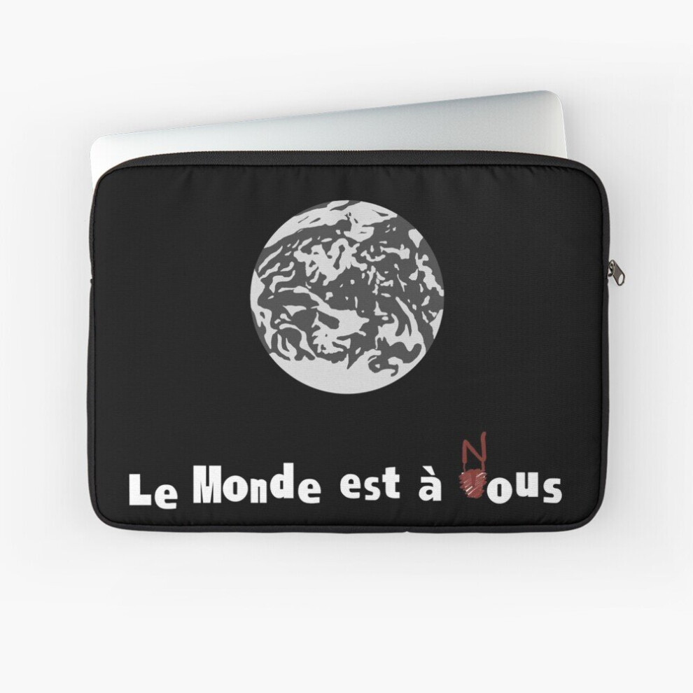 Laptop Sleeve Le Monde Est Ã Nous 10 12 13 15 17 Inch Case Notebook Tablet Carrying Bag Cover 7802738495133
