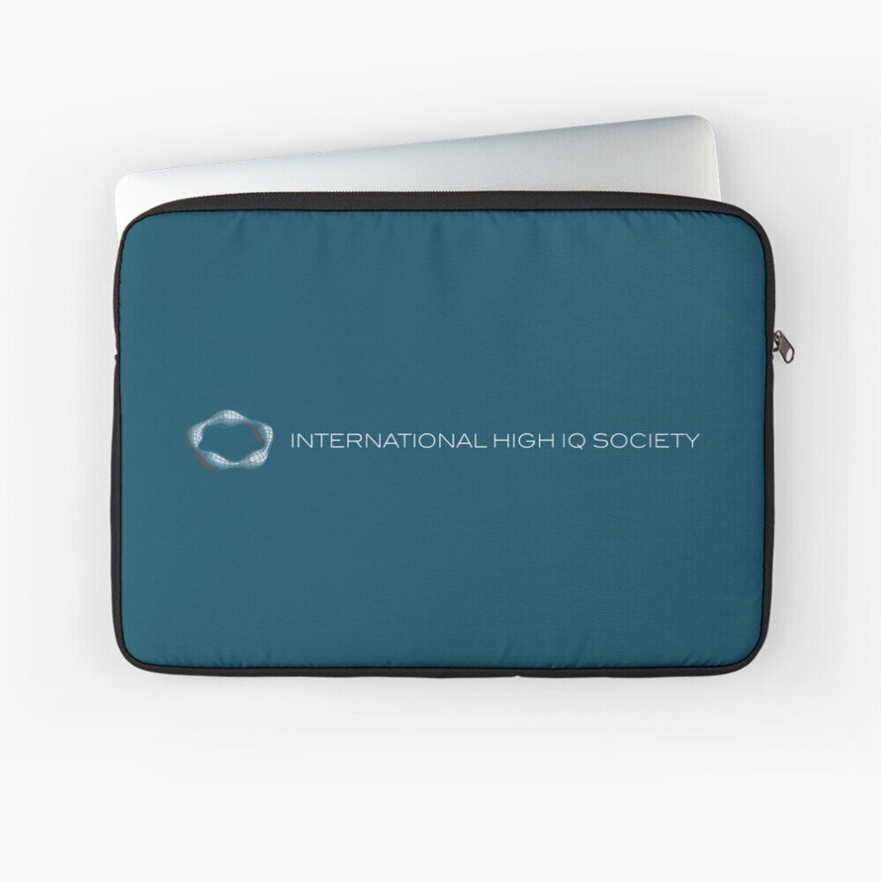 Laptop Sleeve International High Iq Society - Logo 10 12 13 15 17 Inch Case Notebook Tablet Carrying Bag Cover Blue 7802738452600