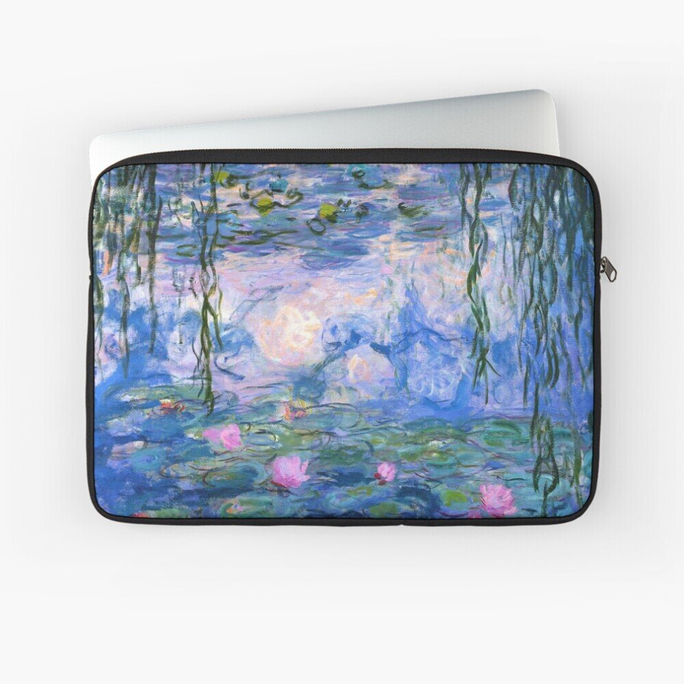 Laptop Sleeve Water Lilies Monet 10 12 13 15 17 Inch Case Notebook Tablet Carrying Bag Cover 7802738427097