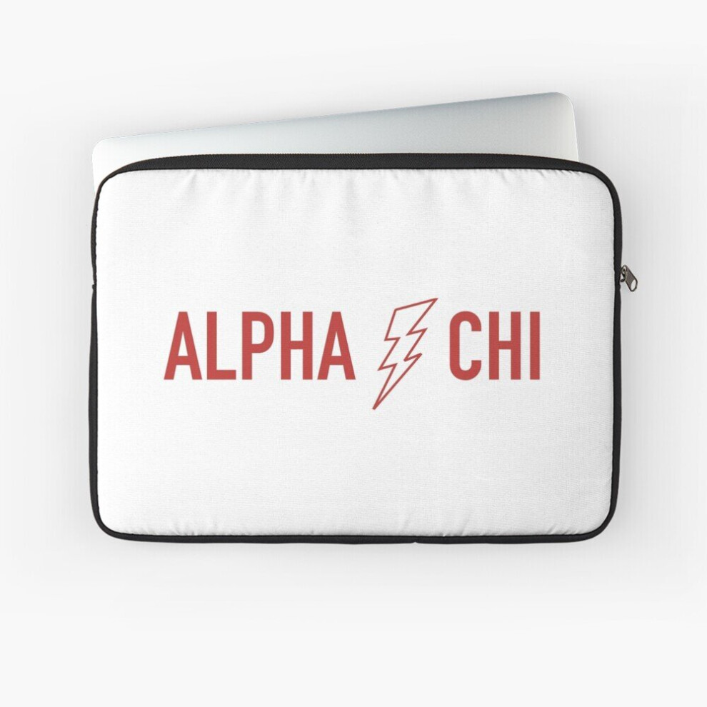 Laptop Sleeve Alpha Chi Lightning Bolt 10 12 13 15 17 Inch Case Notebook Tablet Carrying Bag Cover 7802738481525