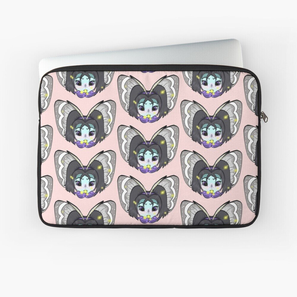 Laptop Sleeve Moth Girl With Fireflies 10 12 13 15 17 Inch Case Notebook Tablet Carrying Bag Cover 7802738498073