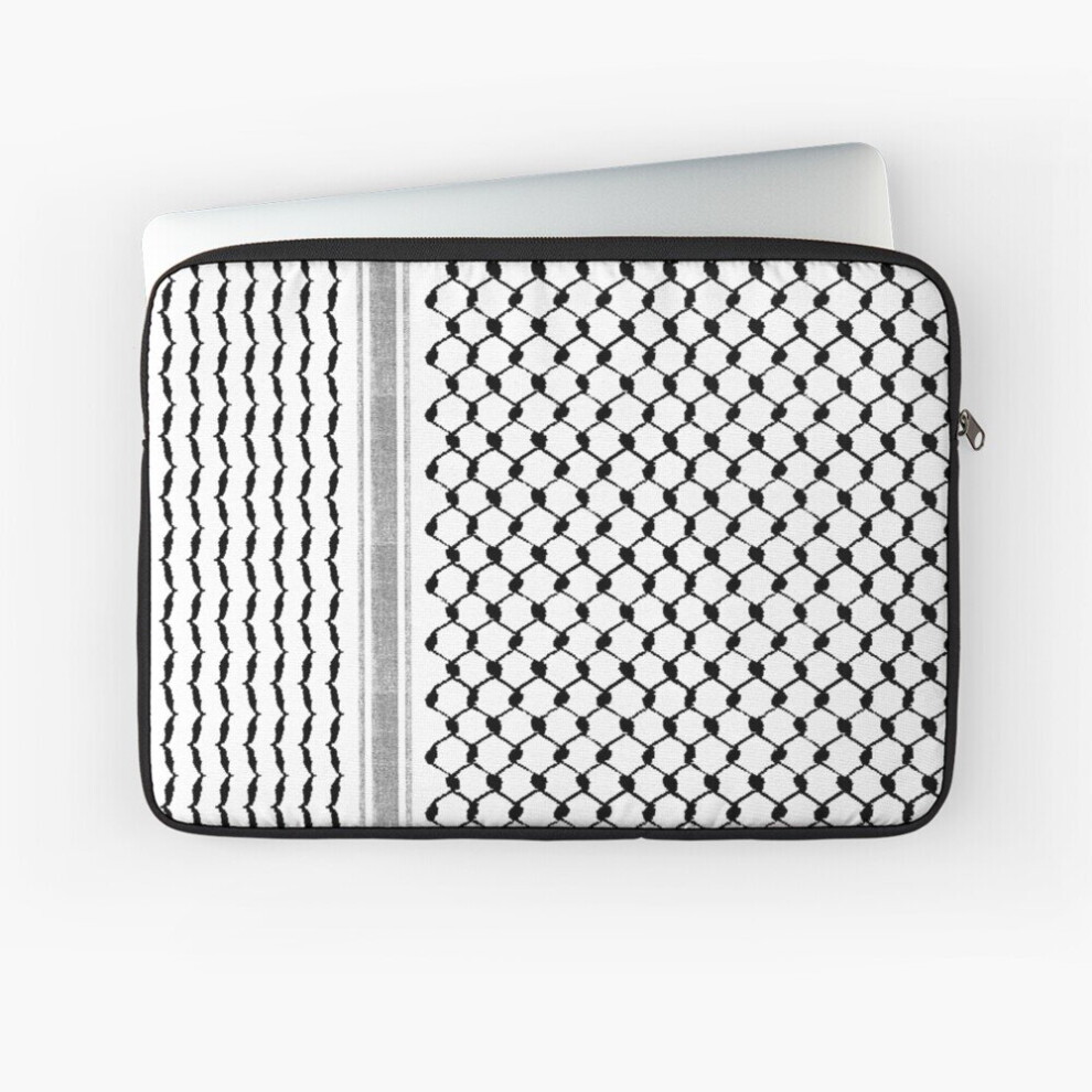 Bearlad Laptop Sleeve Palestinianta Kufiya Folk Pattern #2 Palestine Arabic Traditional Keffiyeh 10 12 13 15 17 Inch Case Notebook Tablet Carrying Bag Cover