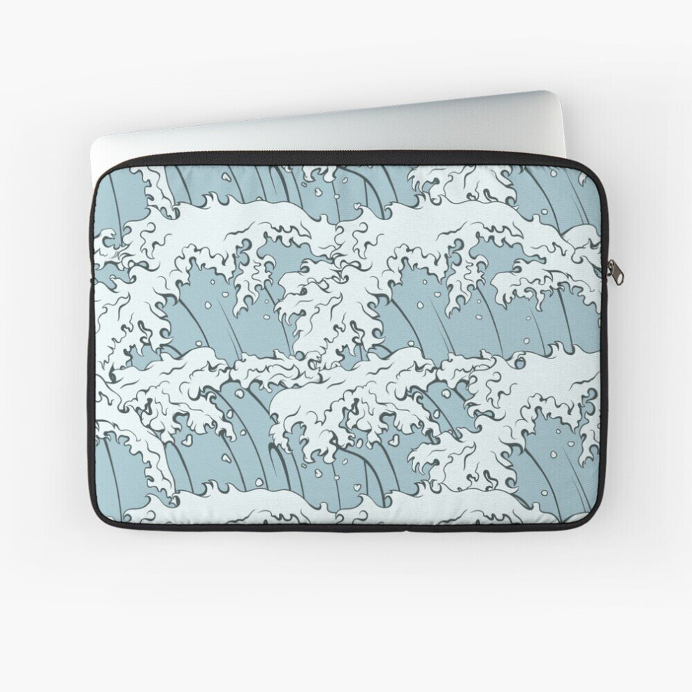 Laptop Sleeve Japanese Waves Art 10 12 13 15 17 Inch Case Notebook Tablet Carrying Bag Cover 7802738430141