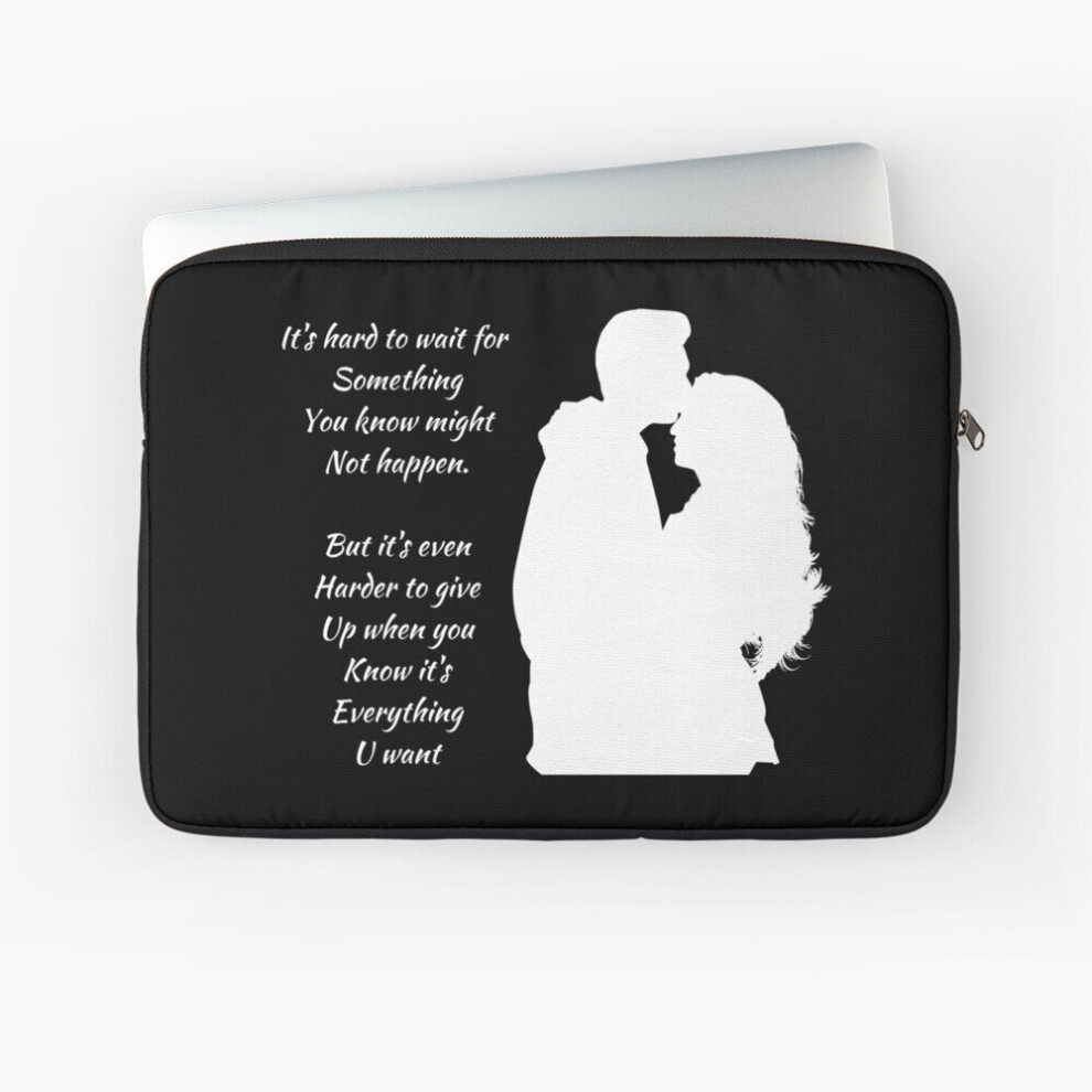 Laptop Sleeve Couple Silhouette Losing Someone You Love 10 12 13 15 17 Inch Case Notebook Tablet Carrying Bag Cover 7802738479645
